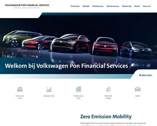 Volkswagen Pon Financial Services Logo