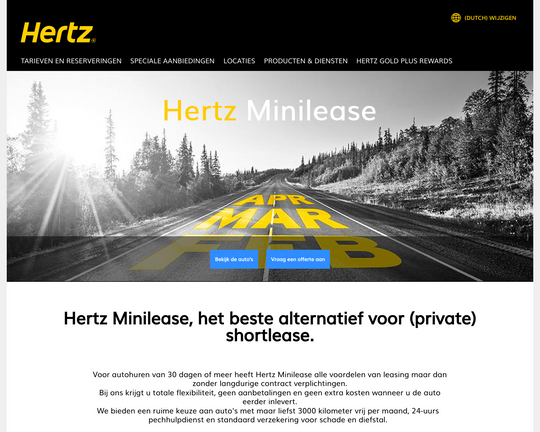 Hertz Minilease Logo
